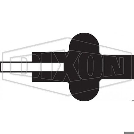 Dixon Clamp Screened Gasket, 2 in Nominal, Buna-N, Domestic 40MPS-U200